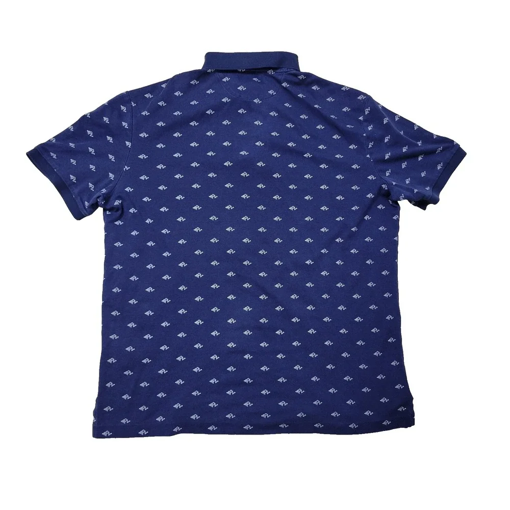 Polo Ralph Lauren Classic Fit Mens Medium All Over RPL‎ Stretch Knit Polo